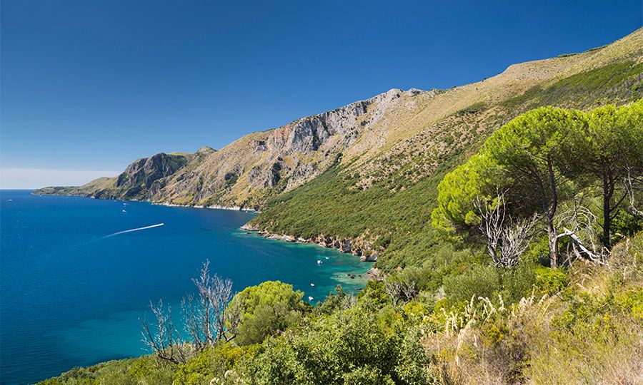 Acque cristalline dell'Area Marina Protetta della Masseta
